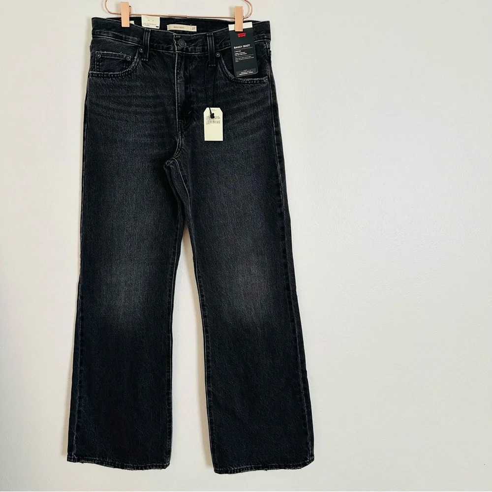 New Levi's Baggy Boot Jeans mid rise premium - Picture 6 of 11